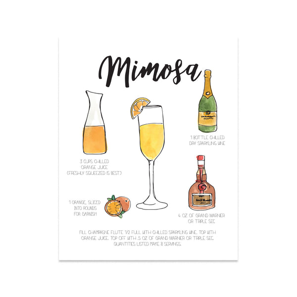 Mimosa - Drink Print